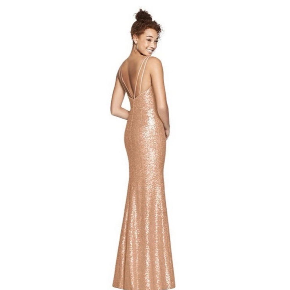 Brand new tags on Dessy Sequin dress